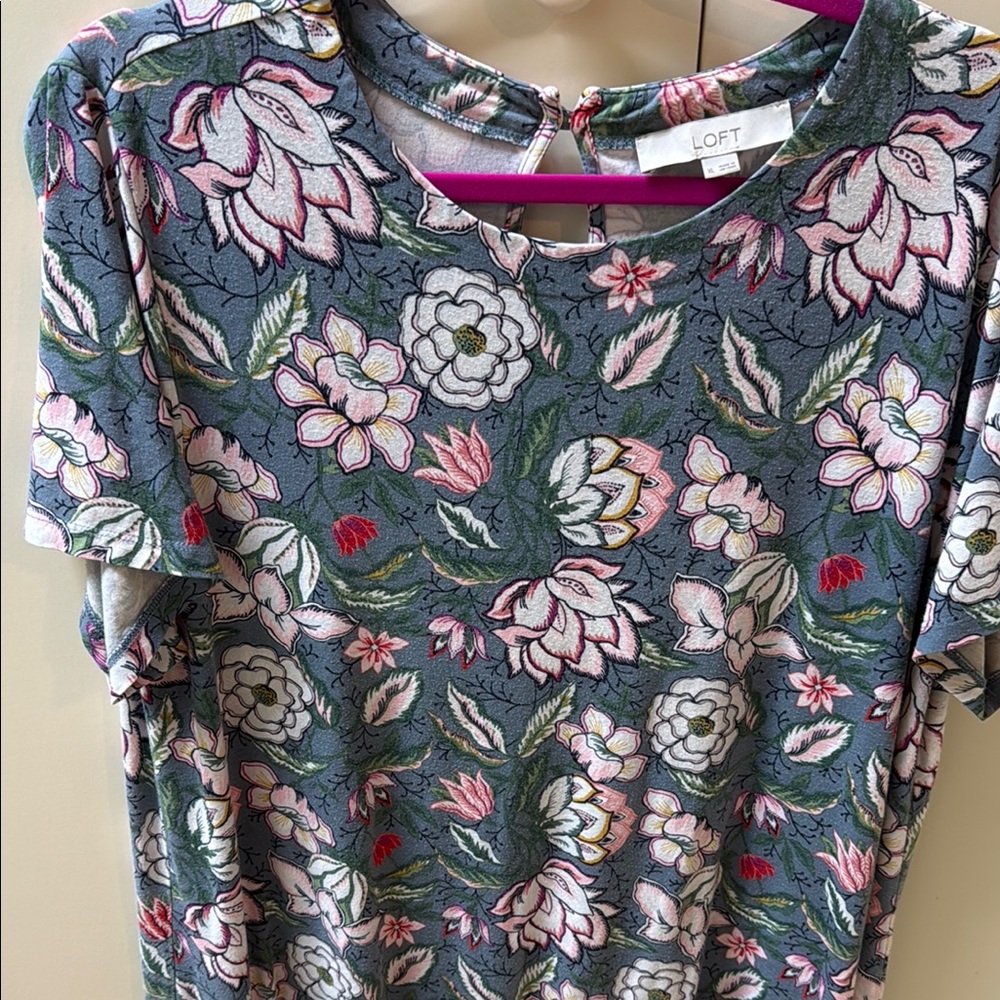 LOFT Floral Dress XL